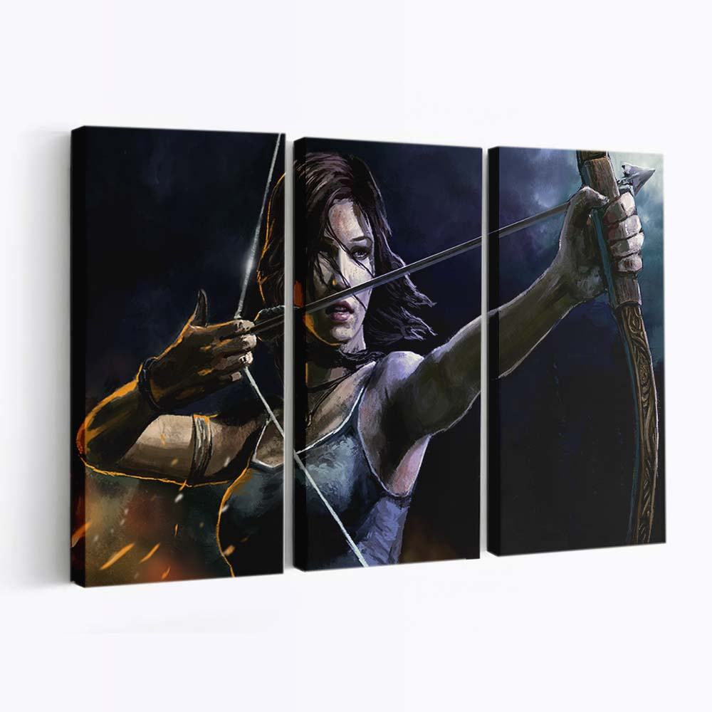 lara croft tomb raider artwork 5k